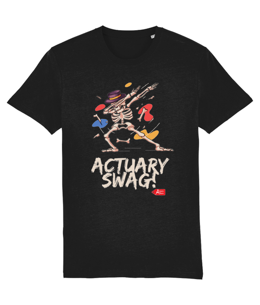 Actuary Swag Dabbing Skeleton T-Shirt