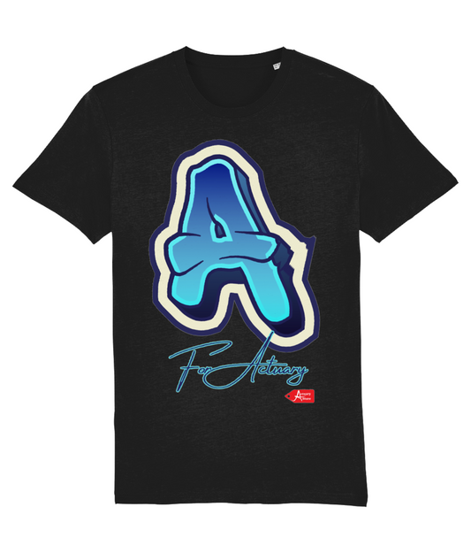 A For Actuary Minimalist Graffiti Proper T-Shirt (Black and White Variants)