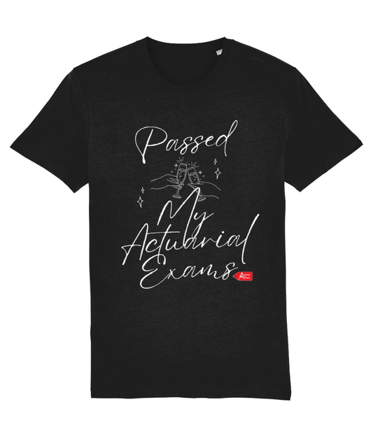 Champagne Passed My Actuarial Exams T-Shirt