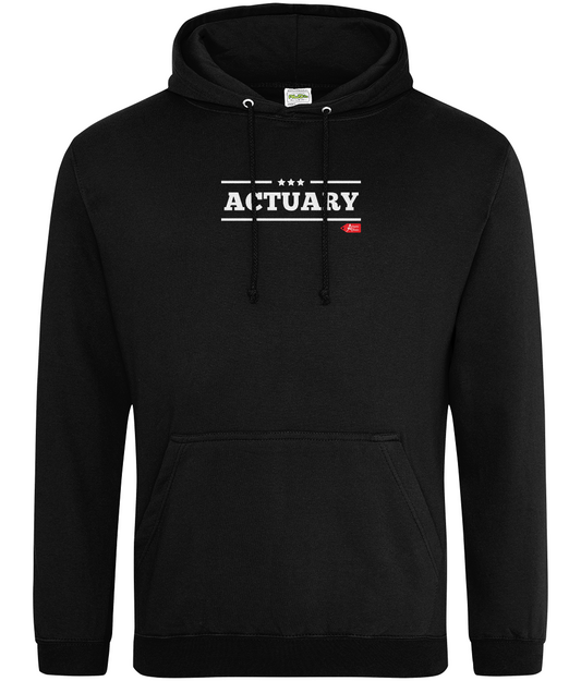 Actuary Bold Star Military College Hoodie (Black, Red, Blue, Green Variants)