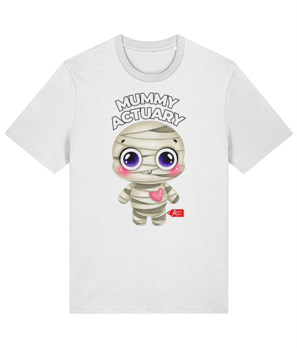 Mummy Actuary Cute (Black, Grey, Pink, White Variants) T-shirt