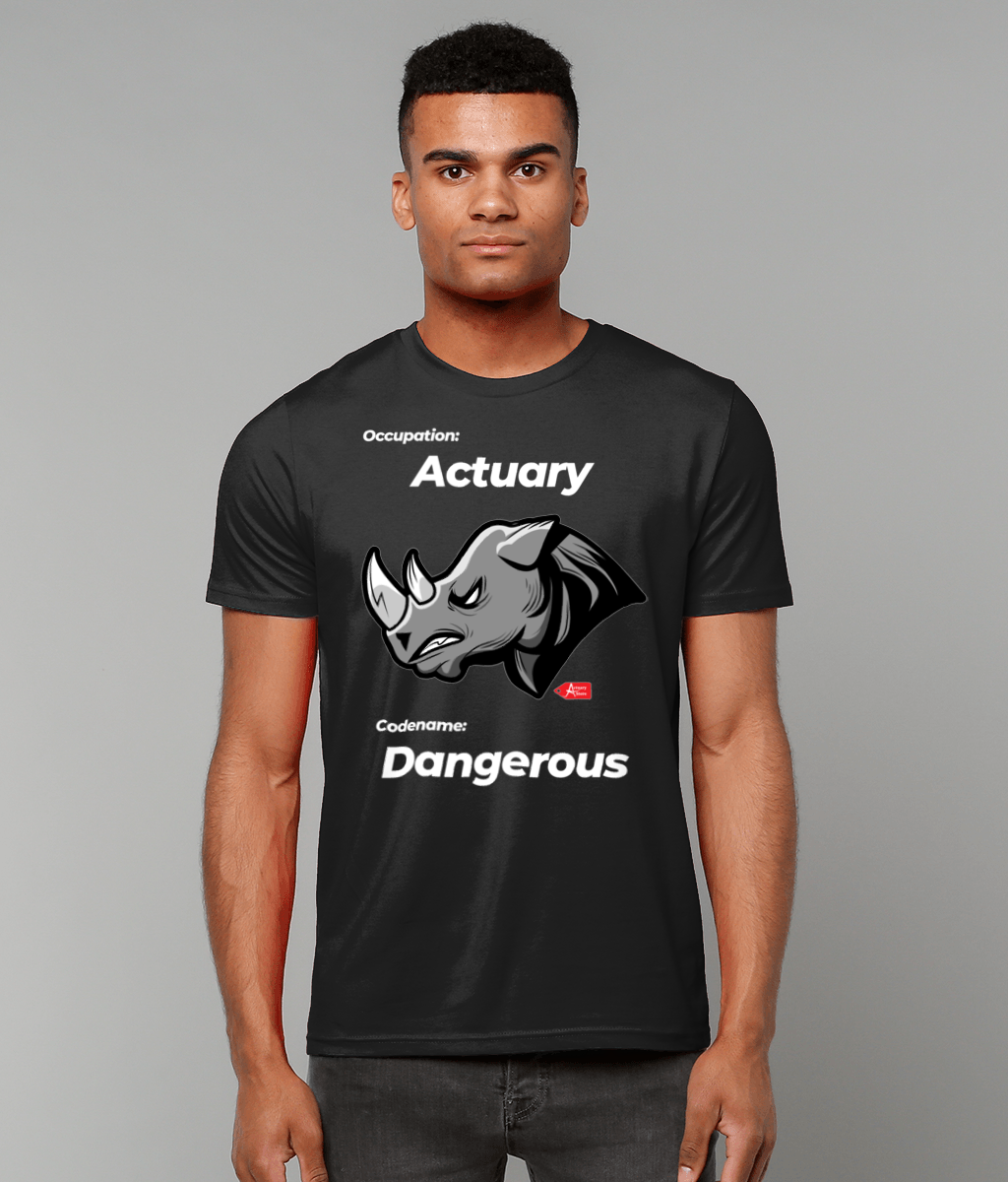 Occupation Actuary Codename Dangerous Rhino T-Shirt