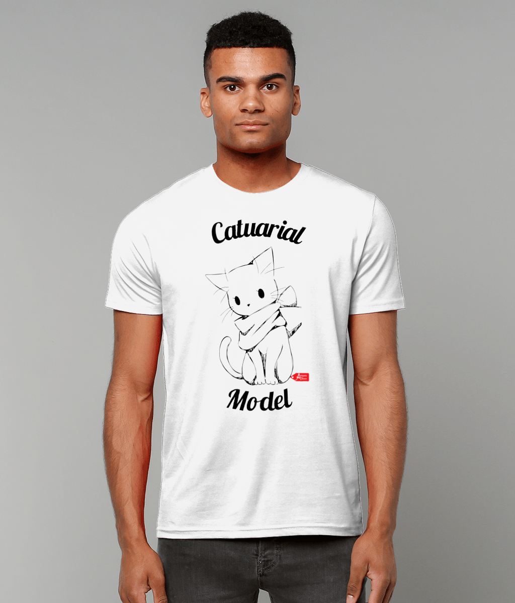 Catuarial Model Illustration T-shirt
