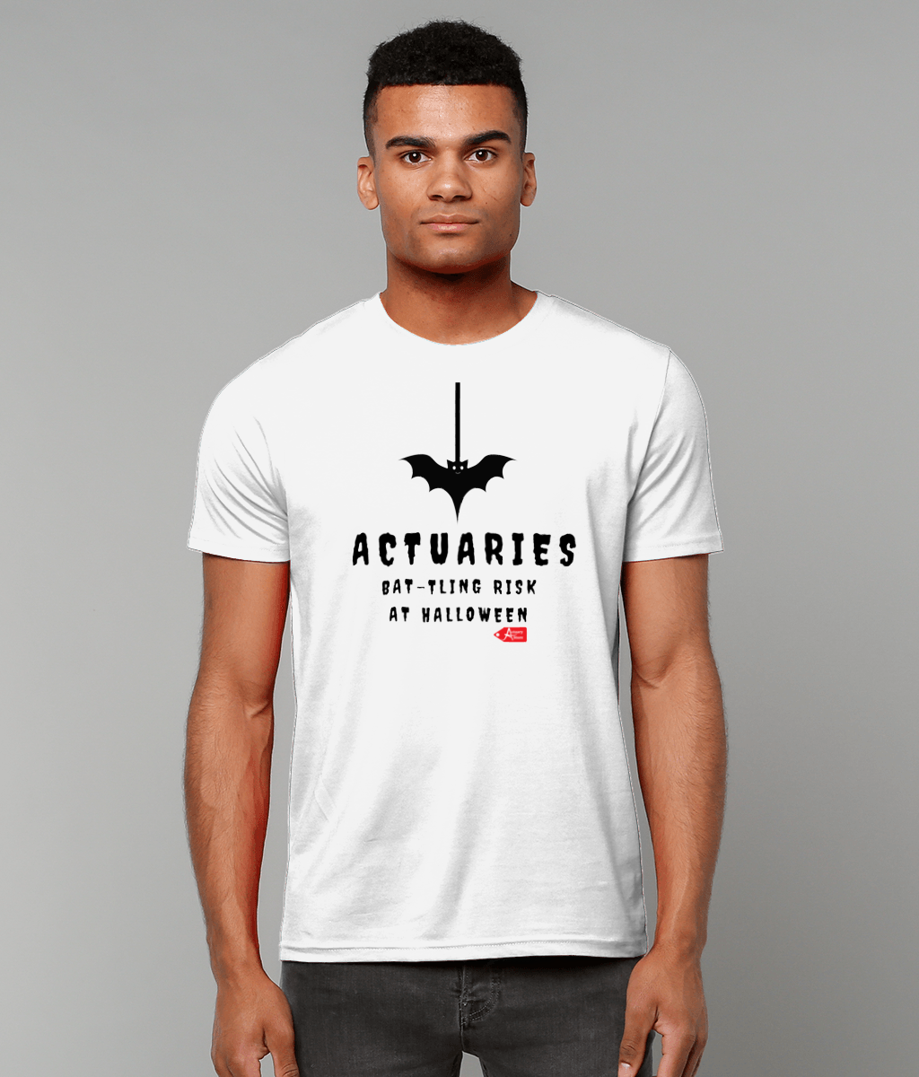 Actuaries Bat-tling Risk At Halloween T-Shirt