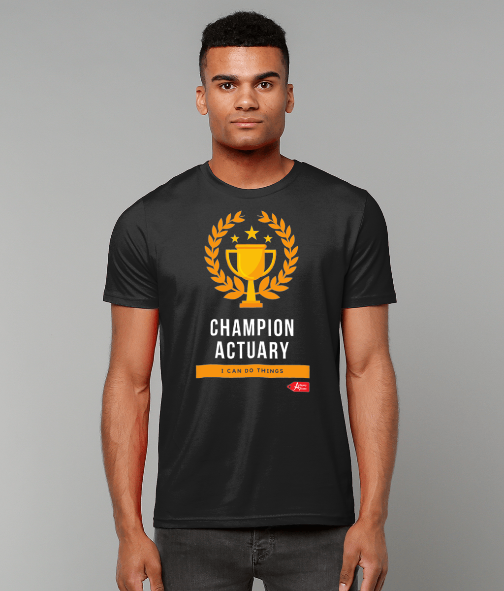 Champion Actuary Trophy Black T-shirt