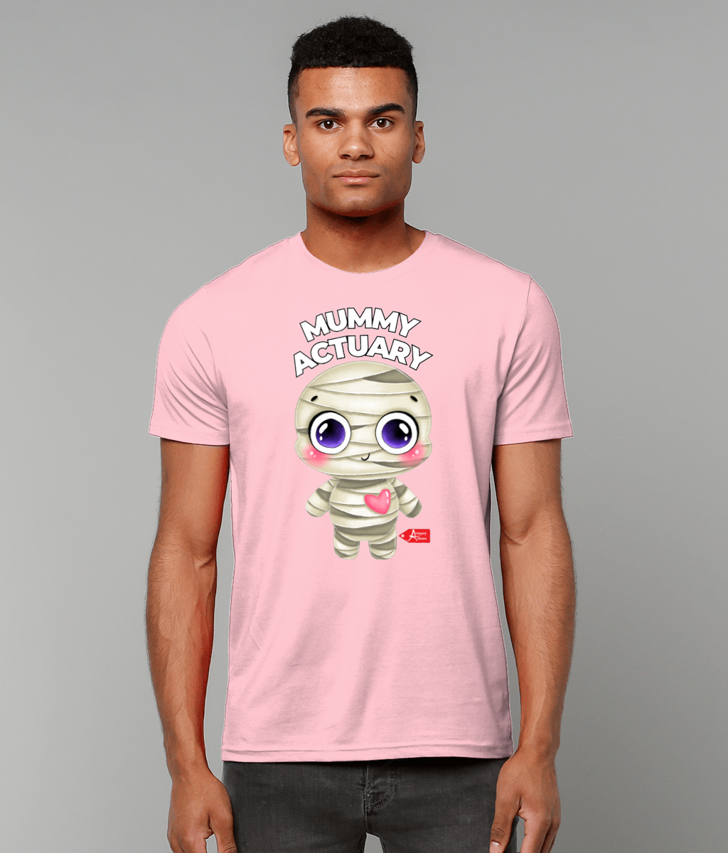 Mummy Actuary Cute (Black, Grey, Pink, White Variants) T-shirt