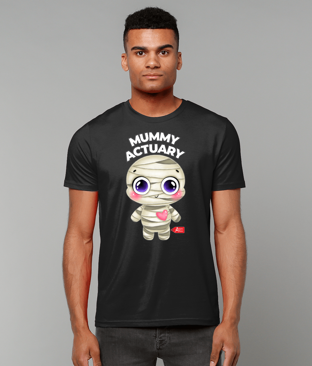 Mummy Actuary Cute (Black, Grey, Pink, White Variants) T-shirt