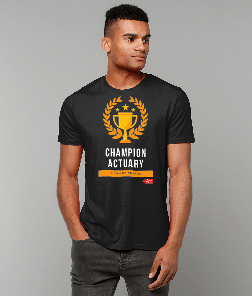 Champion Actuary Trophy Black T-shirt