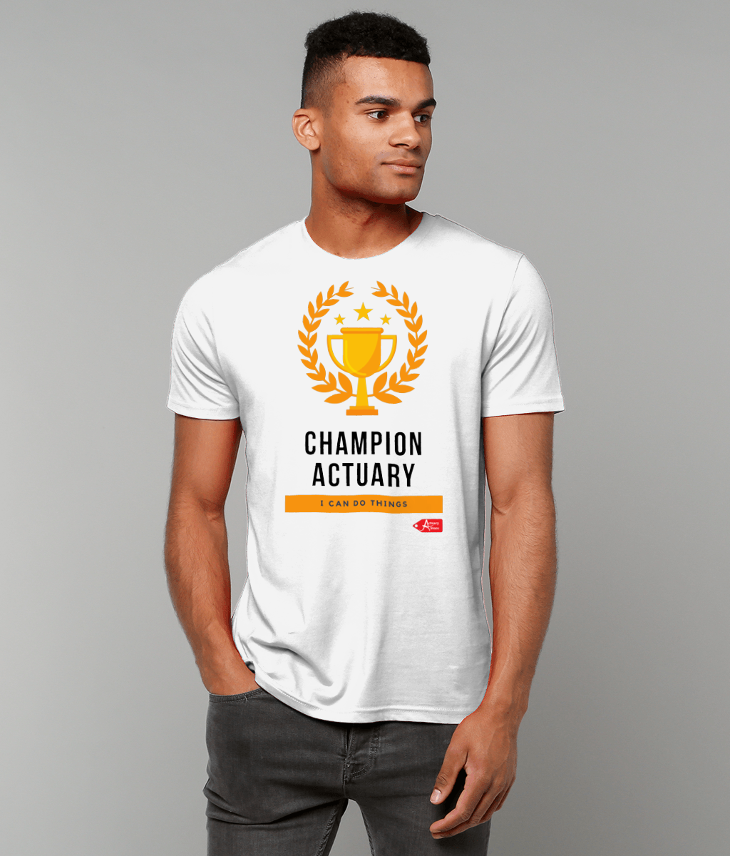 Champion Actuary Trophy White T-shirt