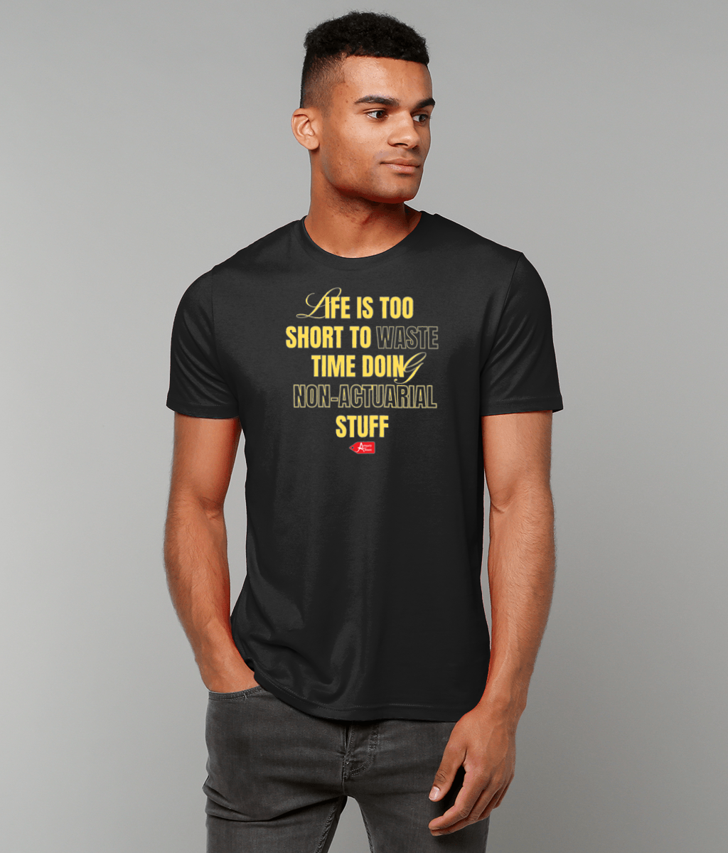 Life Is Too Short Black T-shirt