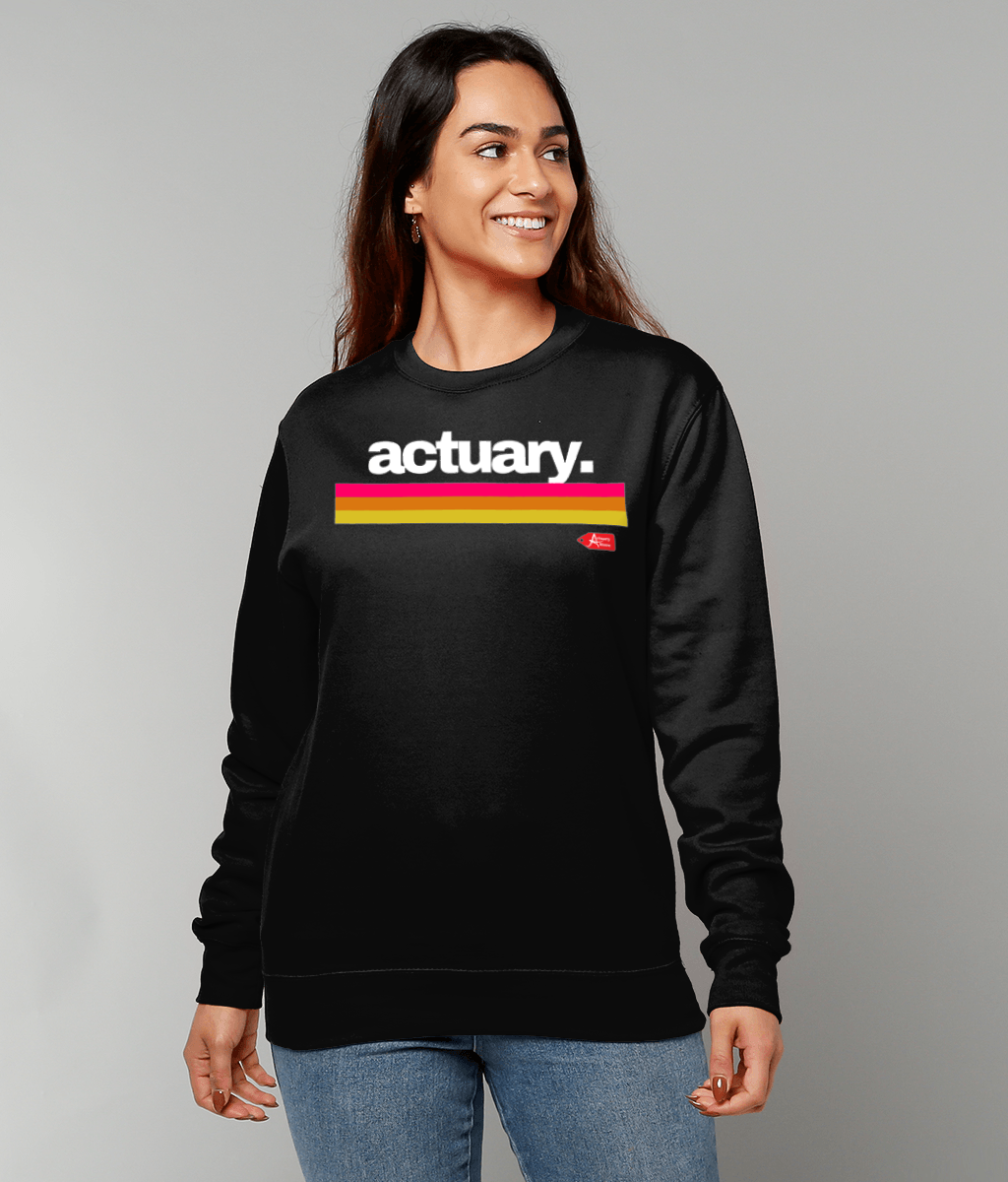 Actuary Stripes Sweatshirt (Red, Black and Green Variants)