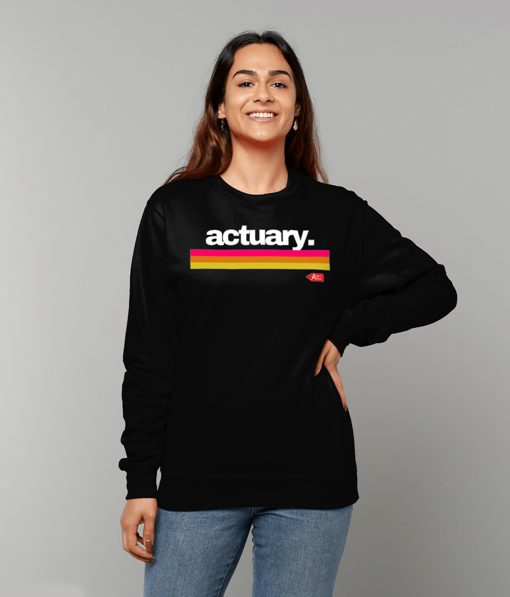 Actuary Stripes Sweatshirt (Red, Black and Green Variants)