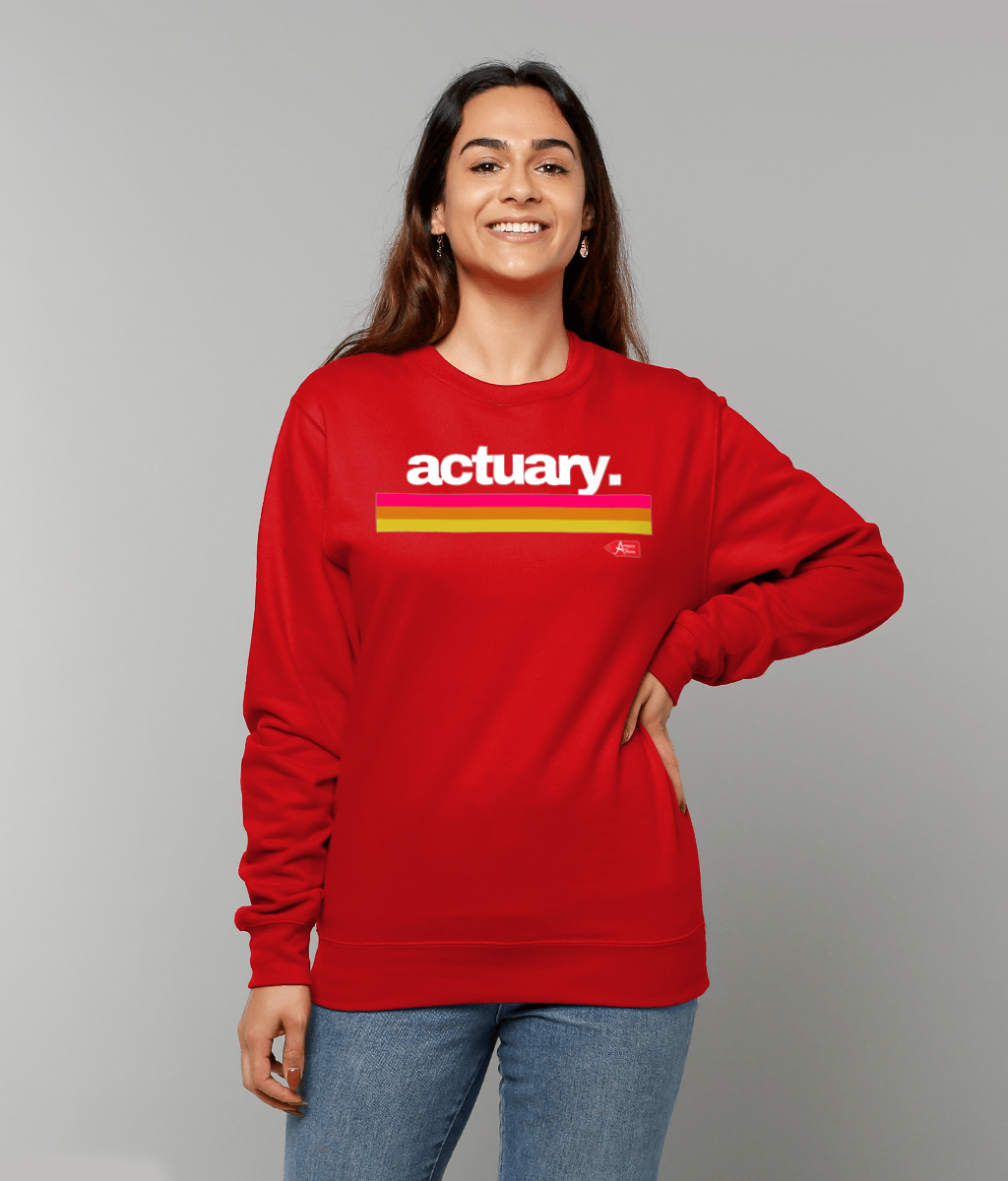 Actuary Stripes Sweatshirt (Red, Black and Green Variants)