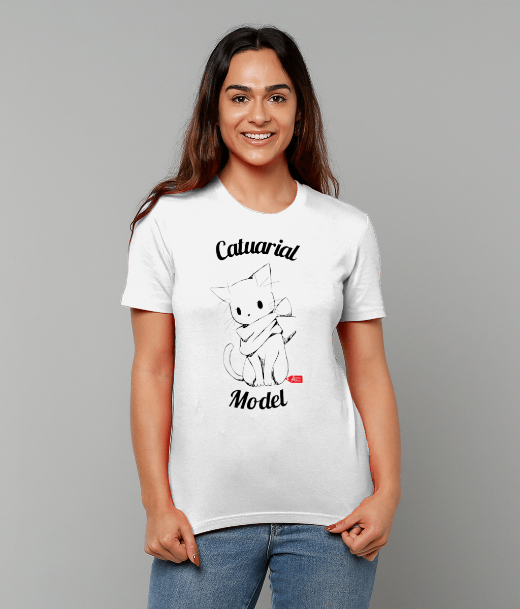 Catuarial Model Illustration T-shirt
