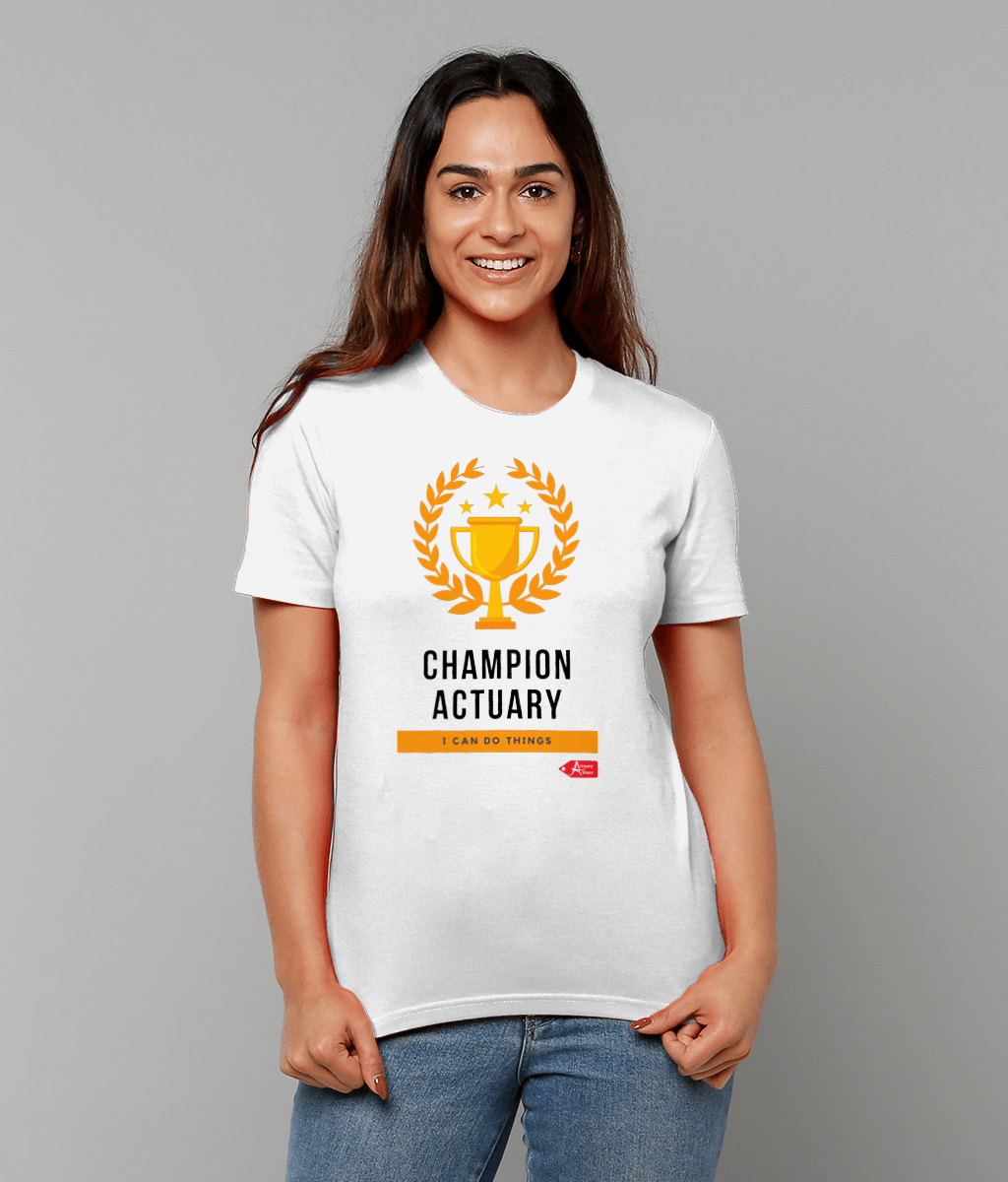 Champion Actuary Trophy White T-shirt