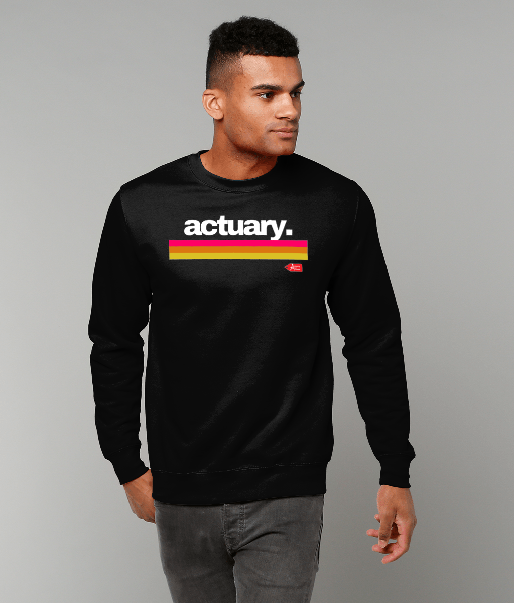 Actuary Stripes Sweatshirt (Red, Black and Green Variants)