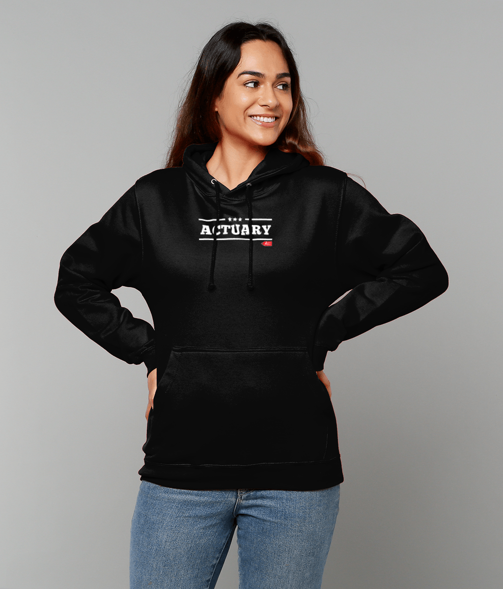 Actuary Bold Star Military College Hoodie (Black, Red, Blue, Green Variants)