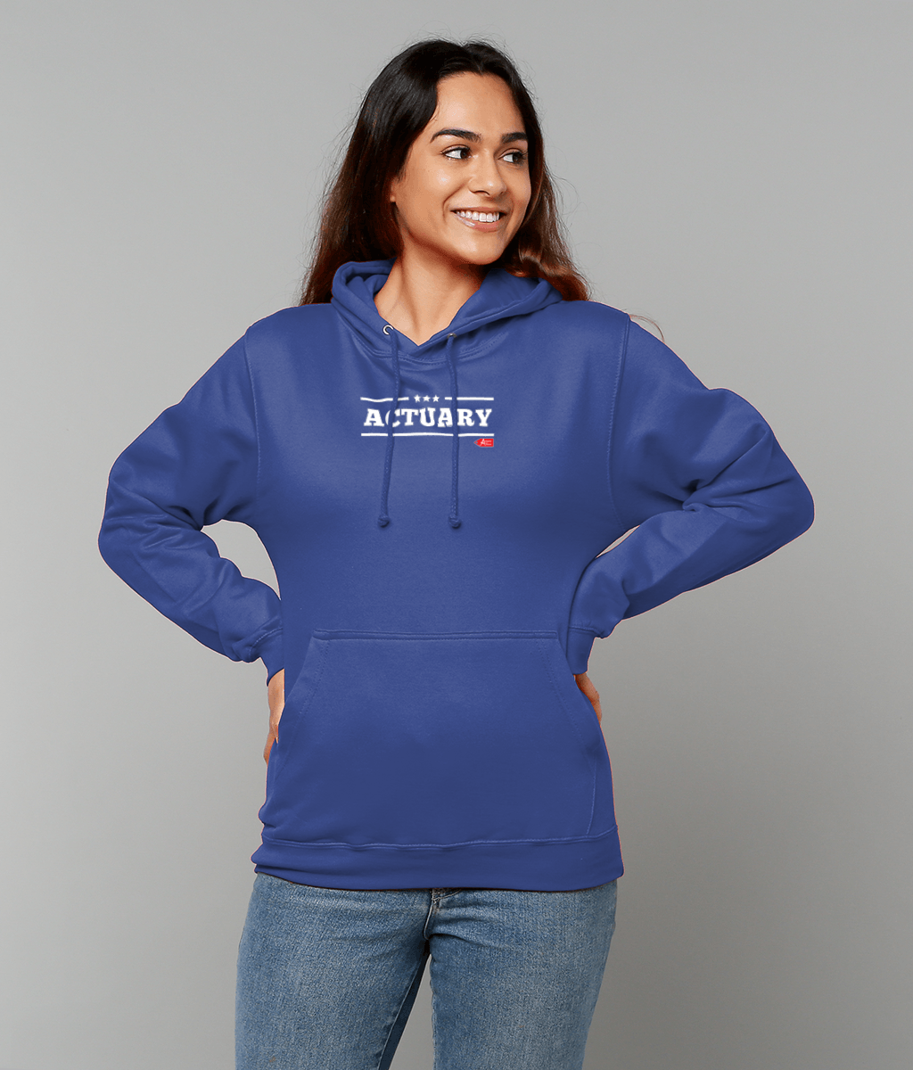 Actuary Bold Star Military College Hoodie (Black, Red, Blue, Green Variants)