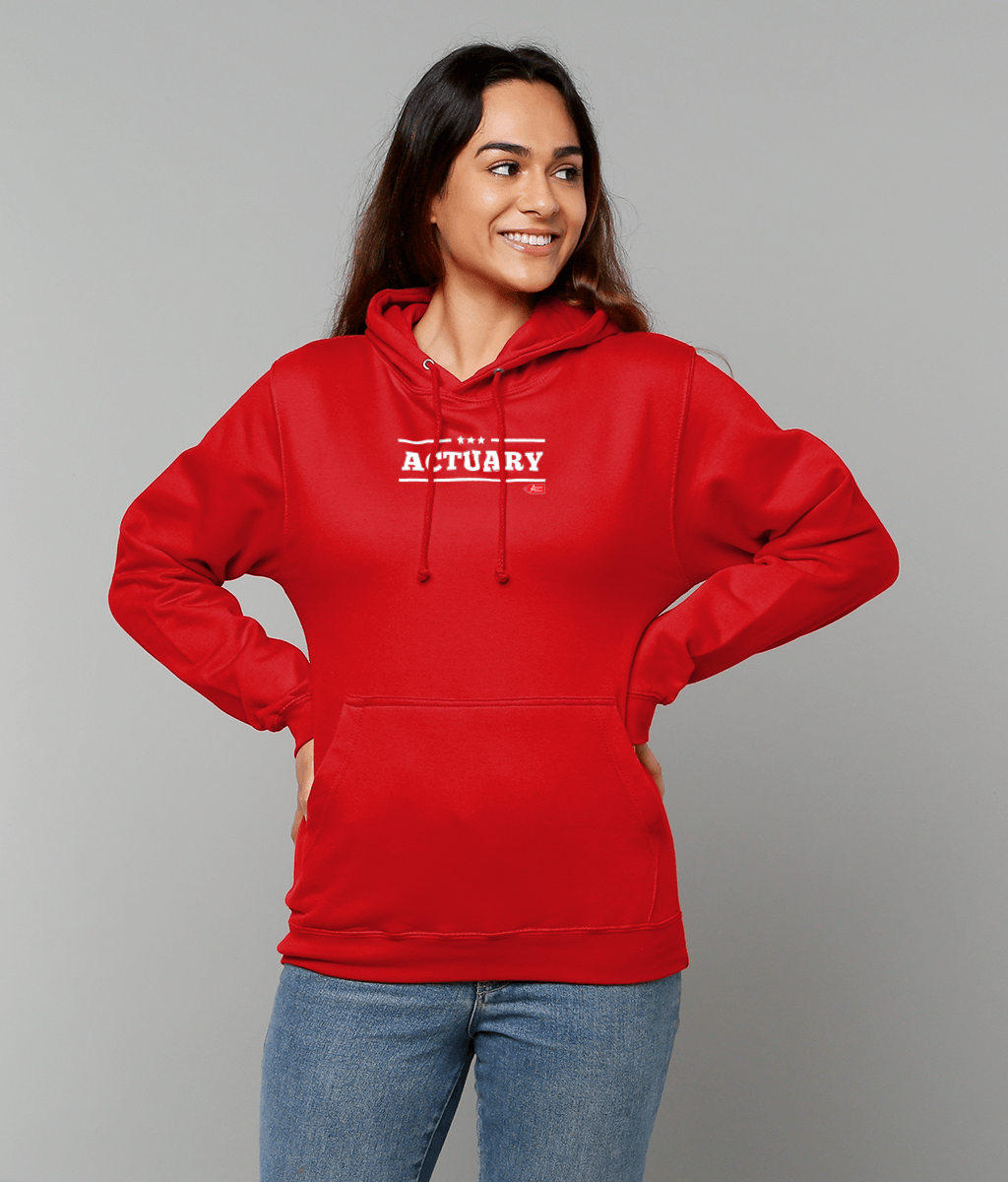 Actuary Bold Star Military College Hoodie (Black, Red, Blue, Green Variants)