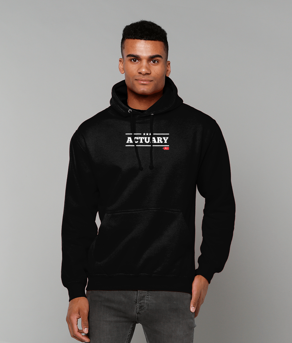 Actuary Bold Star Military College Hoodie (Black, Red, Blue, Green Variants)