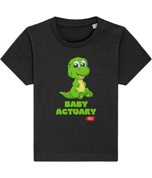 Baby Creator Green Baby Actuary Dinosaur T-Shirt (many colour variations)