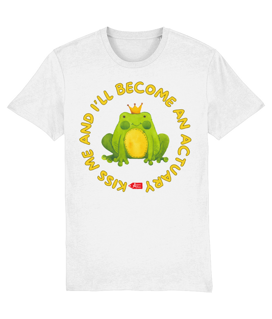 Kiss Me And I'll Become An Actuary T-Shirt (Black and White Variations)