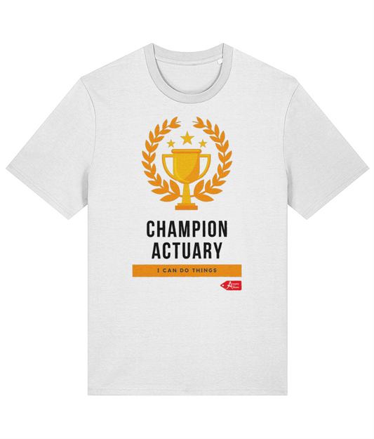 Champion Actuary Trophy White T-shirt