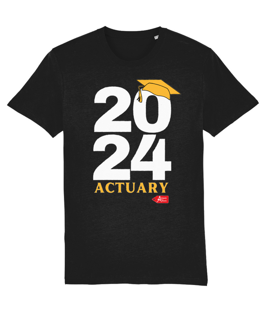 2024 Actuary Qualified Black T-Shirt