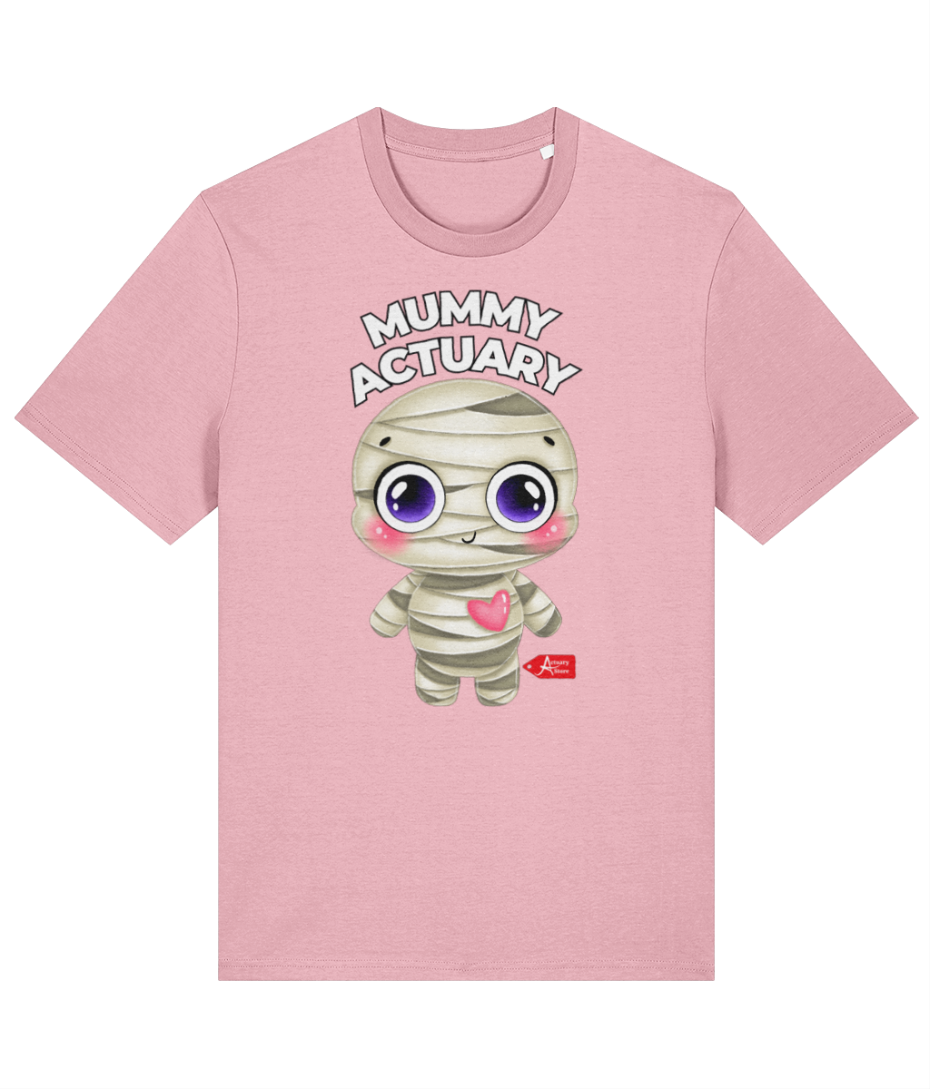 Mummy Actuary Cute (Black, Grey, Pink, White Variants) T-shirt