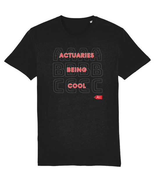 ABC - Actuaries Being Cool Black T-Shirt