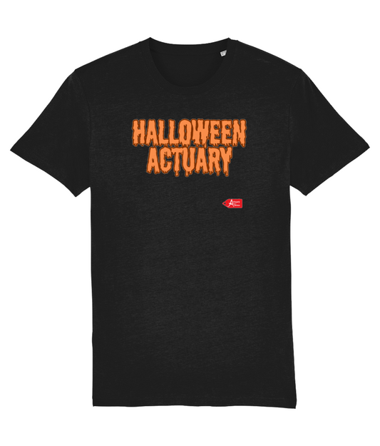 Halloween Actuary Typography T-Shirt