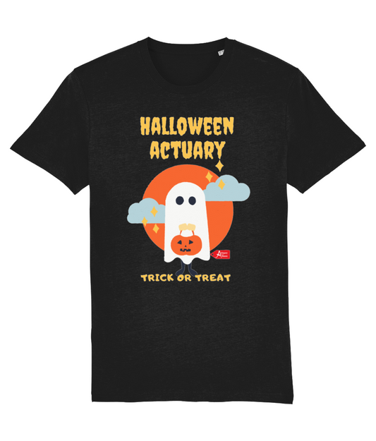 Halloween Actuary Trick or Treat Ghost T-Shirt