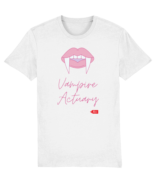 Pink Vampire Actuary Halloween T-Shirt