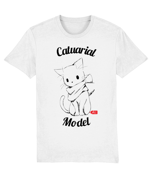 Catuarial Model Illustration T-shirt